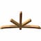 Ekena Millwork Alberta Rough Sawn Timber Gable Bracket, Western Red Cedar, 72"W x 39"H x 4"D x 4"F, 13/12 Pitch GBW072X39X0404ALB00RWR - alternate 4